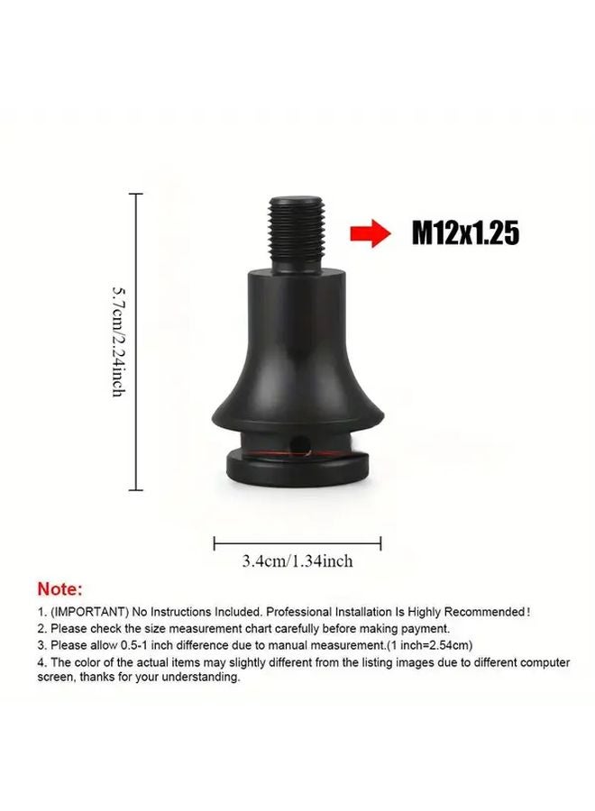محول ناقل الحركة اليدوي الأحمر العالمي للسيارات لمقبض M12x1.25 خيط من الألومنيوم - Image 5